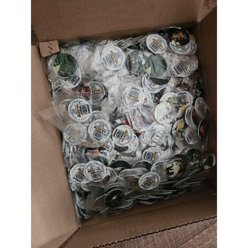 5 lbs of Star Wars Trilogy Tazos "pogs" 1996